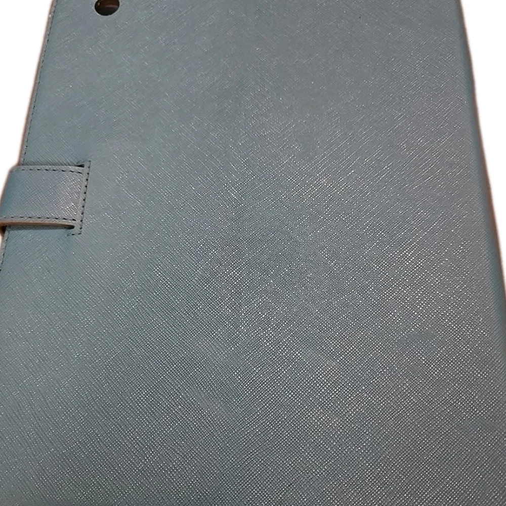 MICHAEL KORS IPAD/PAD CASE FOLIO BLUE/GREEN LEATHER - Picture 3 of 6